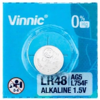 Vinnic G5 LR754 AG5 baterijos 10 vnt.